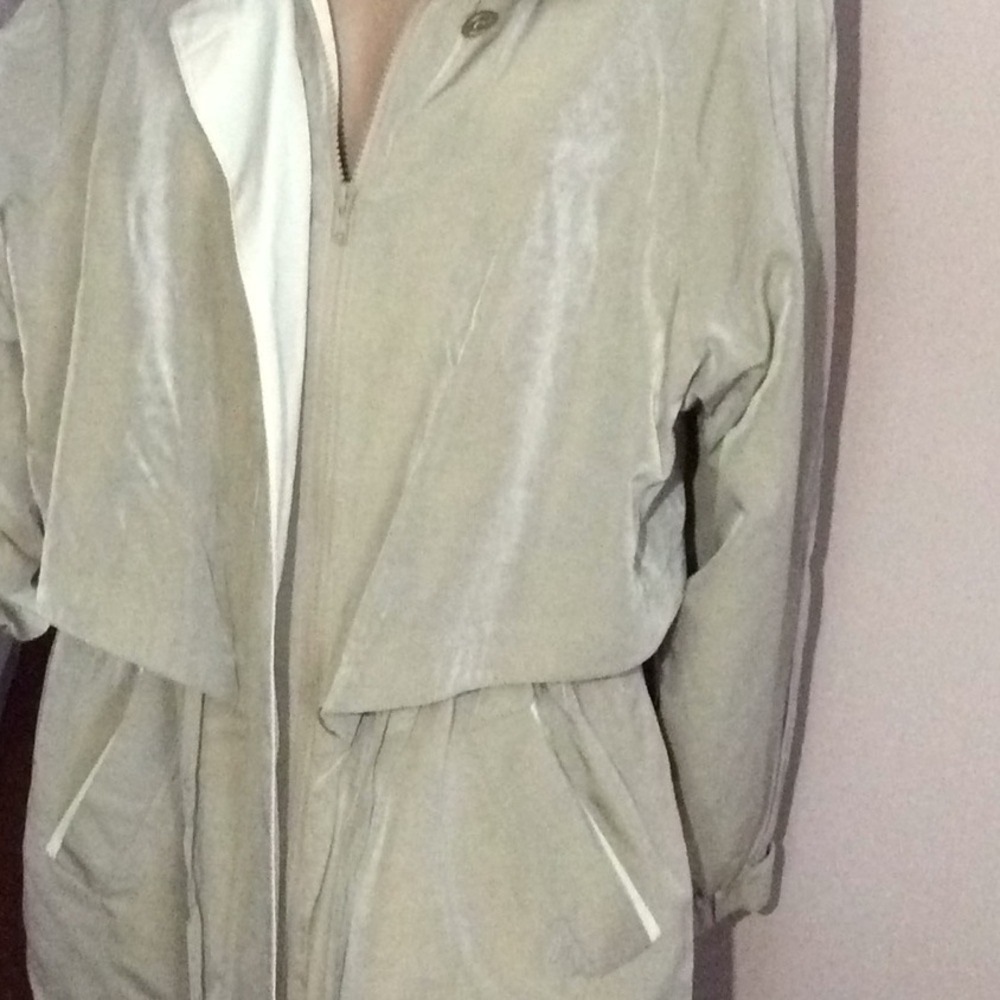 Anorak Coat Trench Rain Coat - Picture 3 of 9